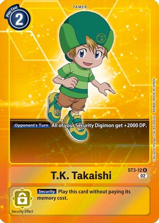 T.K. Takaishi (Alternate Art) (ST3-12) - Starter Deck 12: Jesmon Foil