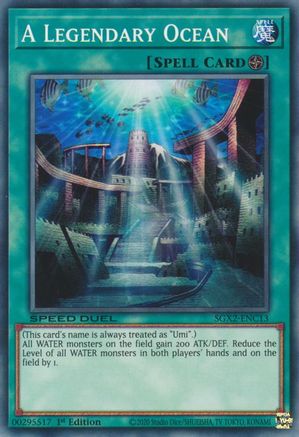 A Legendary Ocean (SGX2-ENC13) - Speed Duel GX: Midterm Paradox 1st Edition
