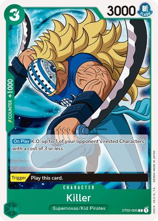 Killer (ST02-005) - Starter Deck 2: Worst Generation