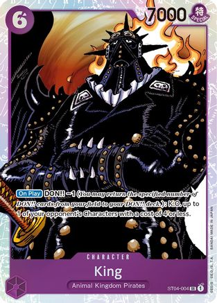King (ST04-004) - Starter Deck 4: Animal Kingdom Pirates