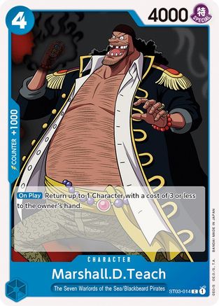 Marshall.D.Teach (ST03-014) - Starter Deck 3: The Seven Warlords of The Sea