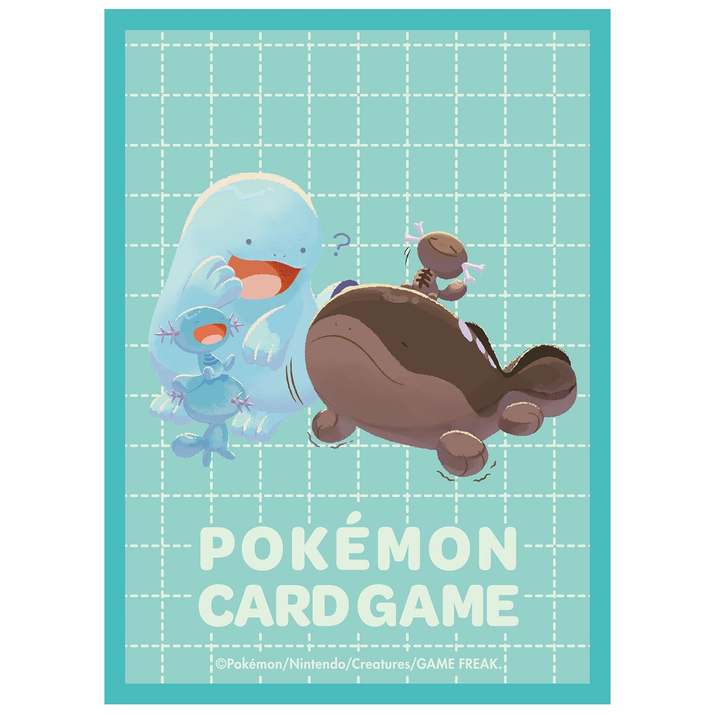 Pokémon Center Japan Official Sleeves: Quagsire & Clodsire Sleeves