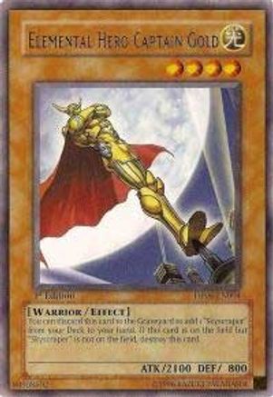 Elemental Hero Captain Gold (DP06-EN004) - Duelist Pack 6: Jaden Yuki 3 1st Edition