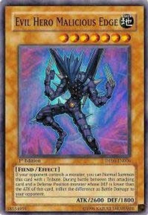 Evil Hero Malicious Edge (DP06-EN006) - Duelist Pack 6: Jaden Yuki 3 Unlimited