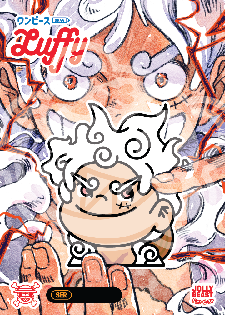 Jollybeast Card Vol. 3- Serialized Card (Luffy) SER