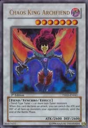 Chaos King Archfiend (TSHD-EN041) - The Shining Darkness 1st Edition