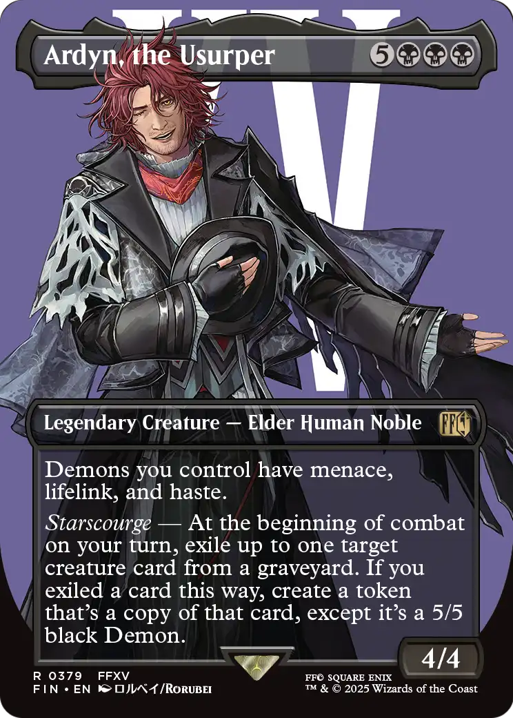 Ardyn, the Usurper (FIN-379) (Borderless) [FINAL FANTASY] Foil