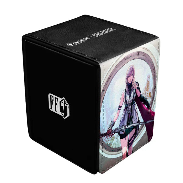 Ultra Pro - Alcove Flip Elite Deck Box - Magic: The Gathering - Final Fantasy - Lightning, Army of One