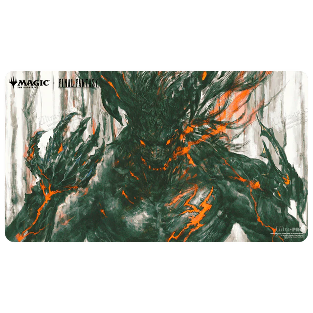 Magic: The Gathering - Final Fantasy - Clive, Ifrit’s Dominant / Ifrit, Warden of Inferno Playmat: Double-Sided