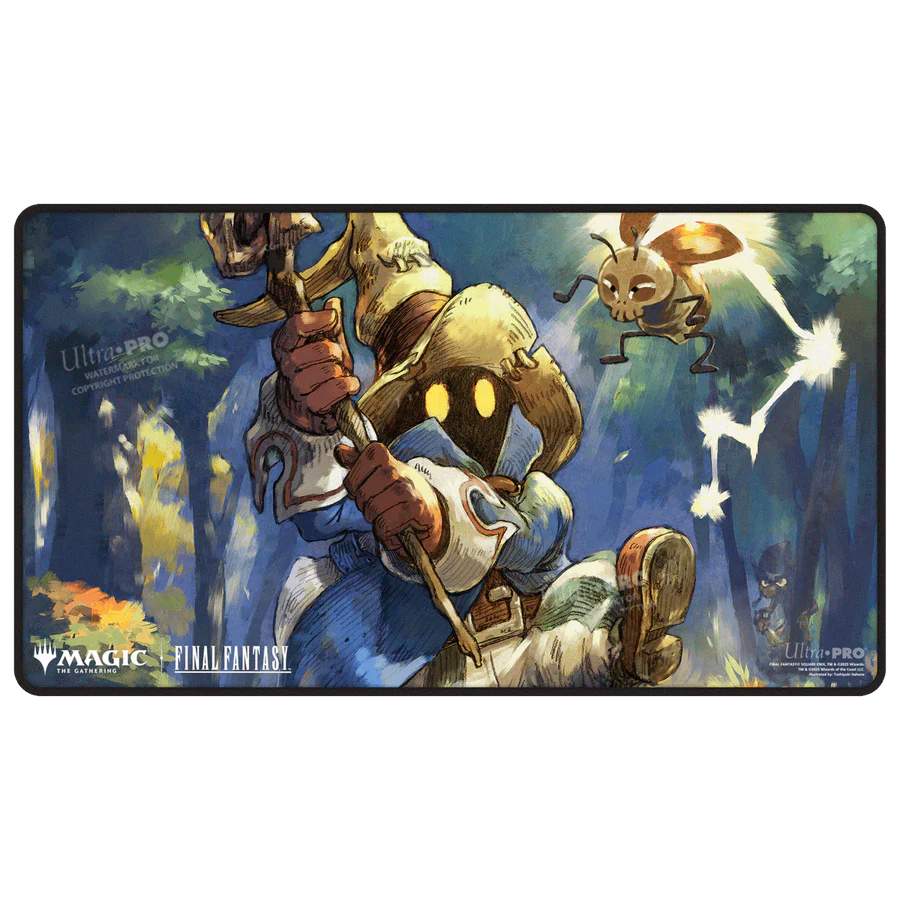 Magic: The Gathering - Final Fantasy - Vivi Ornitier Playmat: Black Stitched