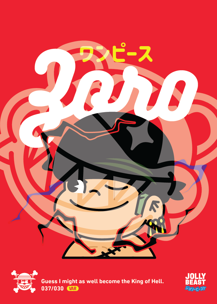Jollybeast Card Vol. 3 - Variant Rare (Zoro) 37/30