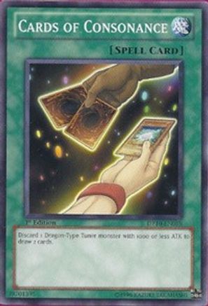 Cards of Consonance (DP10-EN019) - Duelist Pack 10: Yusei 3 1st Edition