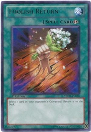 Foolish Return (STOR-EN058) - Storm of Ragnarok Unlimited