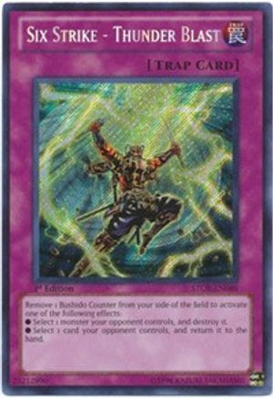 Six Strike - Thunder Blast (STOR-EN089) - Storm of Ragnarok Unlimited