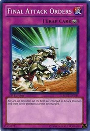 Final Attack Orders (SDDL-EN034) - Structure Deck: Dragunity Legion 1st Edition