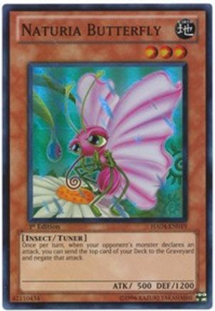 Naturia Butterfly (HA04-EN019) - Hidden Arsenal 4 Unlimited