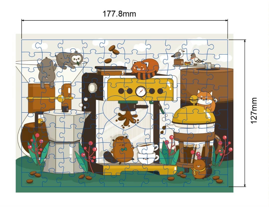 99 pieces Cream or Sugar Jigsaw Puzzle