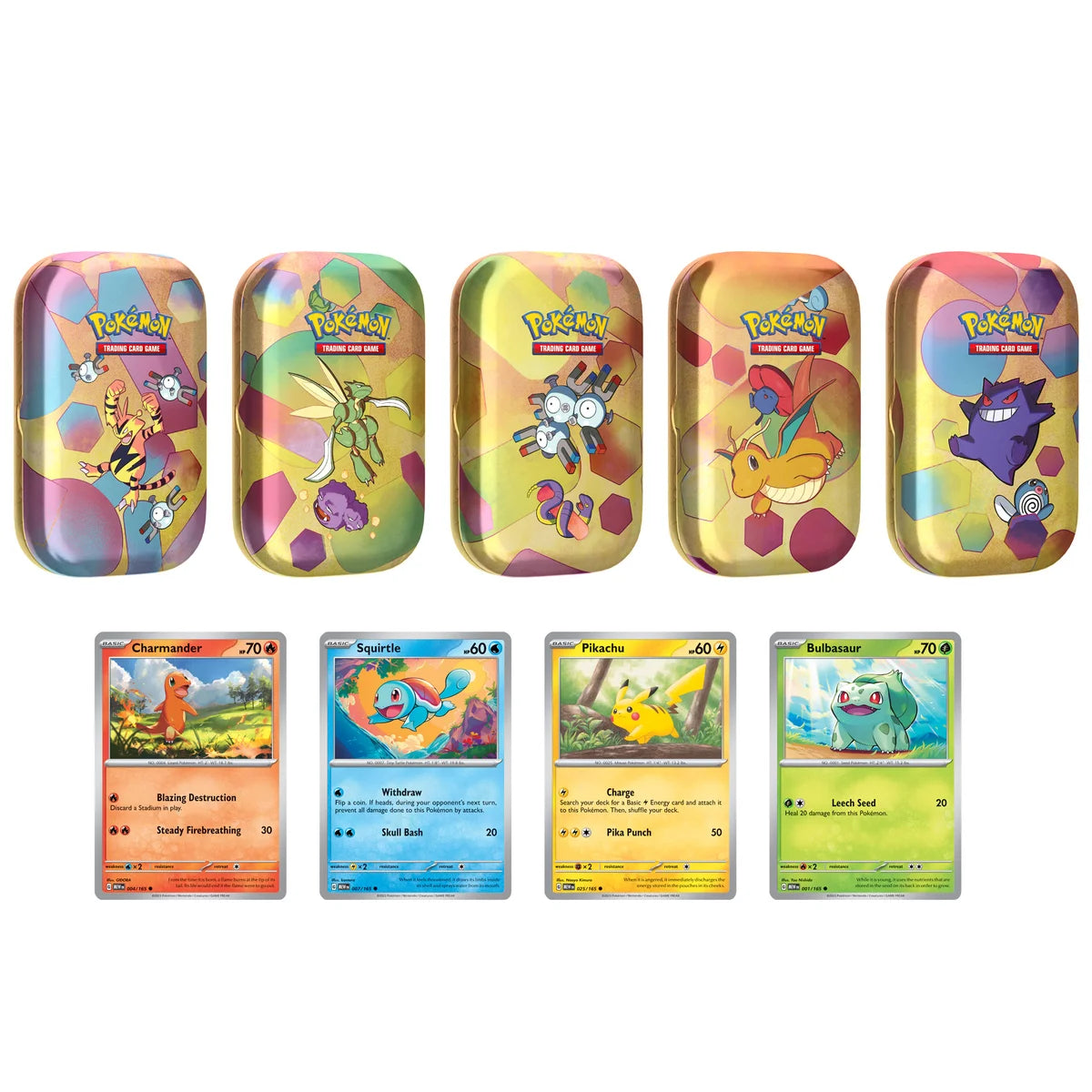 Pokémon TCG - Scarlet & Violet - 151 - 5 Mini Tin Set A&B