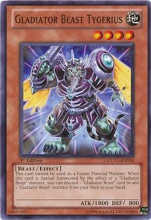 Gladiator Beast Tygerius (EXVC-EN034) - Extreme Victory 1st Edition