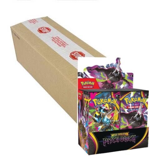 (Preorder) Pokémon TCG - Mega Evolution - Pitch Black - Booster Box Case (July 17th)