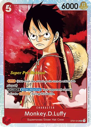 Monkey.D.Luffy (012) (ST01-012) - Super Pre-Release Starter Deck 1: Straw Hat Crew