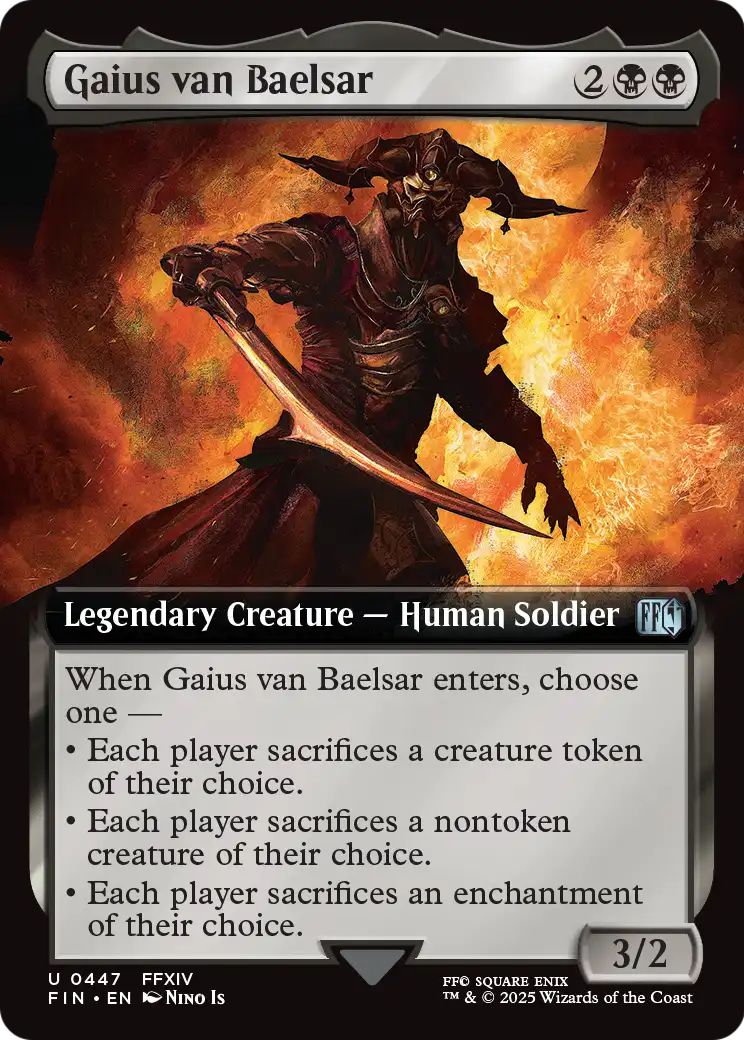 Gaius van Baelsar (Extended Art) (FIN-447) [FINAL FANTASY] Foil