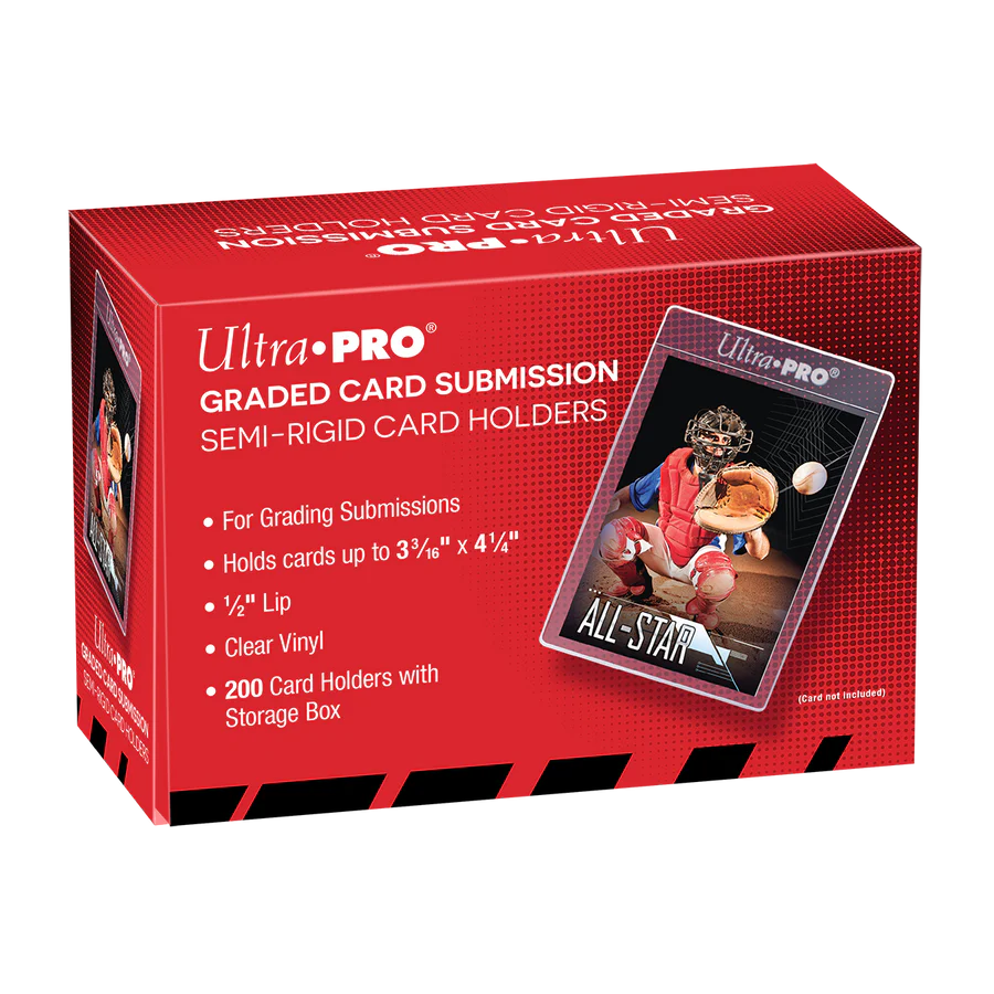 Ultra Pro - Graded Card Submission Semi-Rigid Tall Card Holders (200ct)