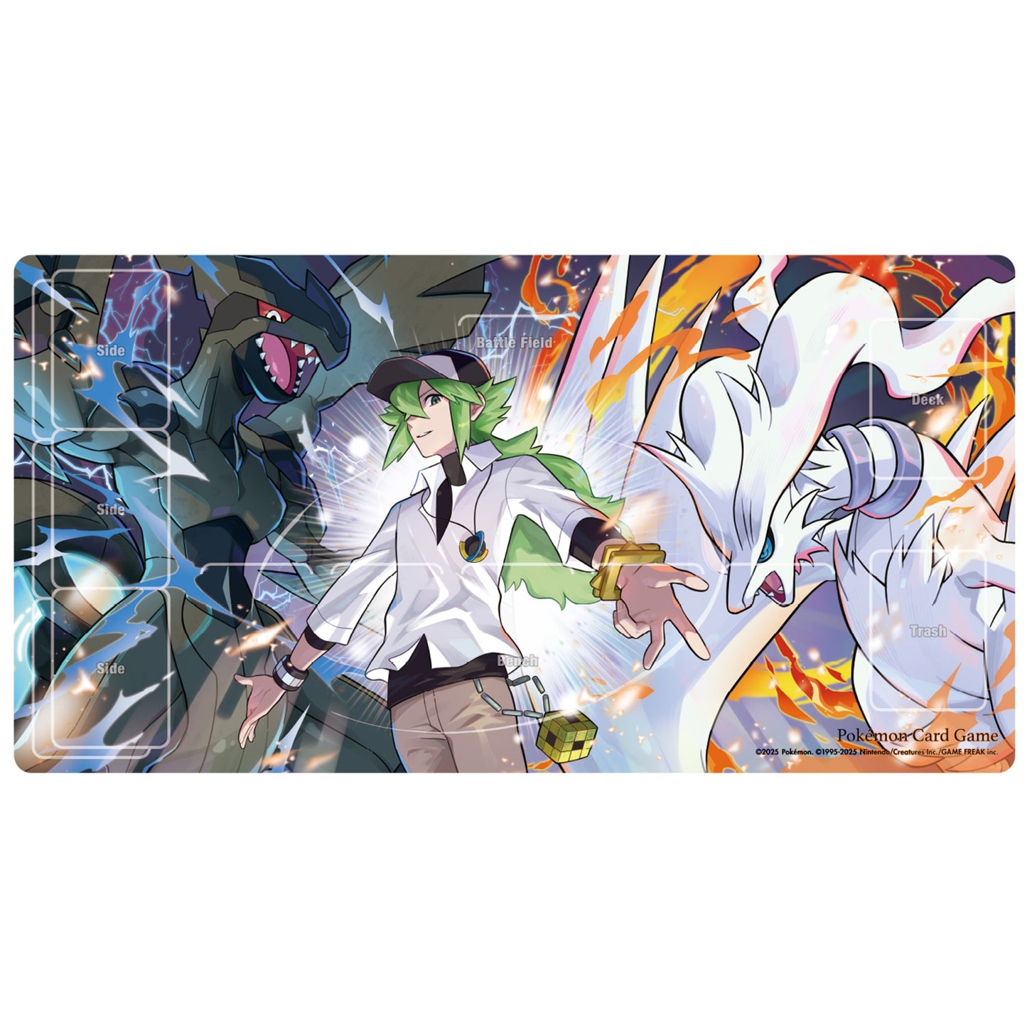 Pokémon Center Japan Official Playmat: N & Reshiram & Zekrom Playmat
