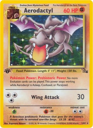 Aerodactyl (1) 1/62 - Fossil