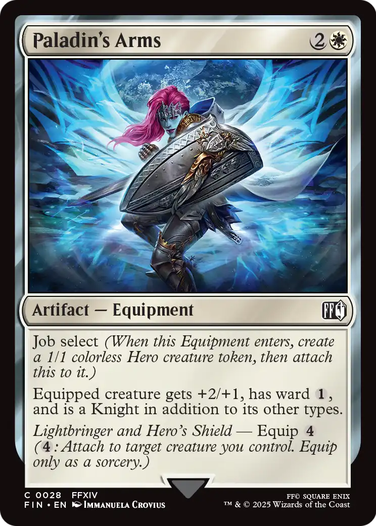 Paladin's Arms (FIN-028) [FINAL FANTASY] Foil