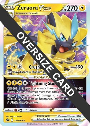 Zeraora VSTAR - SWSH265 - Jumbo Cards Holofoil