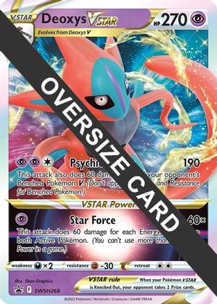 Deoxys VSTAR - SWSH268 - Jumbo Cards Holofoil