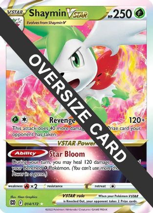Shaymin VSTAR - 014/172 - Jumbo Cards Holofoil