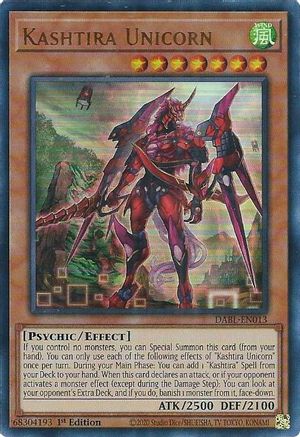 Kashtira Unicorn (DABL-EN013) - Darkwing Blast 1st Edition
