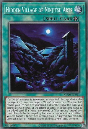 Hidden Village of Ninjitsu Arts (OP20-EN021) - OTS Tournament Pack 20 Unlimited