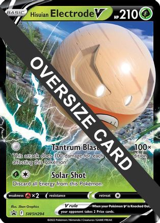 Hisuian Electrode V - SWSH294 - Jumbo Cards Holofoil