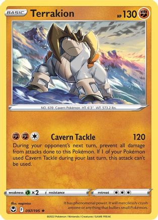 Terrakion 97/195 - SWSH12 Silver Tempest