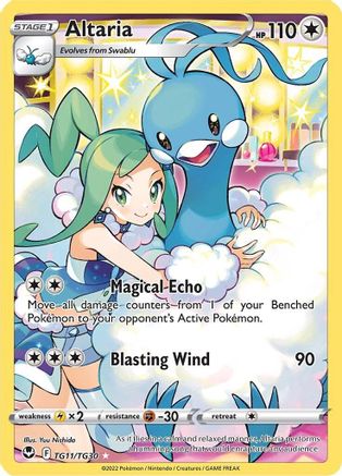 Altaria TG11/30 - Silver Tempest Trainer Gallery Holofoil