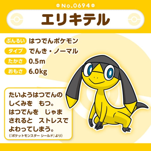 Helioptile Pokemon Fit plush No.694
