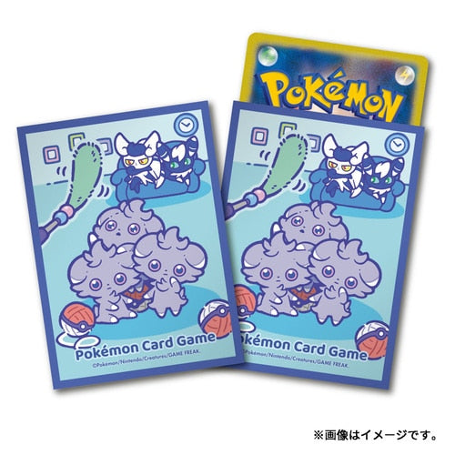 Pokémon Center Japan Official Sleeves: Espurr & Meowstic Relaxing Play Sleeves