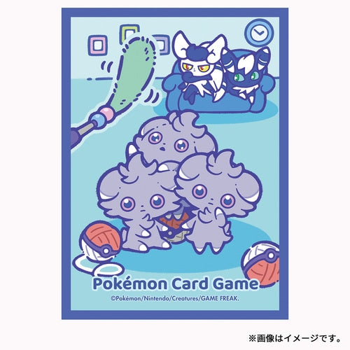 Pokémon Center Japan Official Sleeves: Espurr & Meowstic Relaxing Play Sleeves