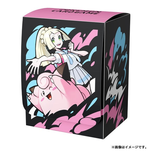 Pokémon Center Japan Official: Lillie and Clefairy Sleeves and Deck Box Set