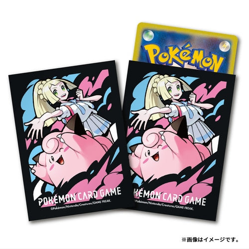 Pokémon Center Japan Official: Lillie and Clefairy Sleeves and Deck Box Set