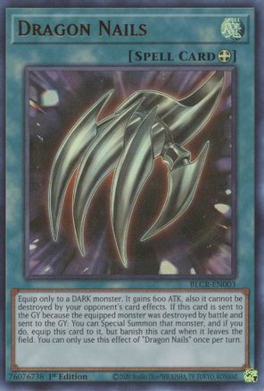 Dragon Nails (BLCR-EN003) - Battles of Legend: Crystal Revenge 1st Edition