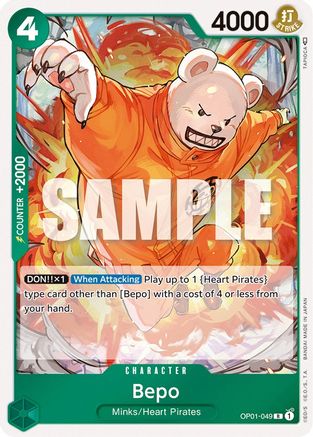 Bepo (OP01-049) - Romance Dawn Foil