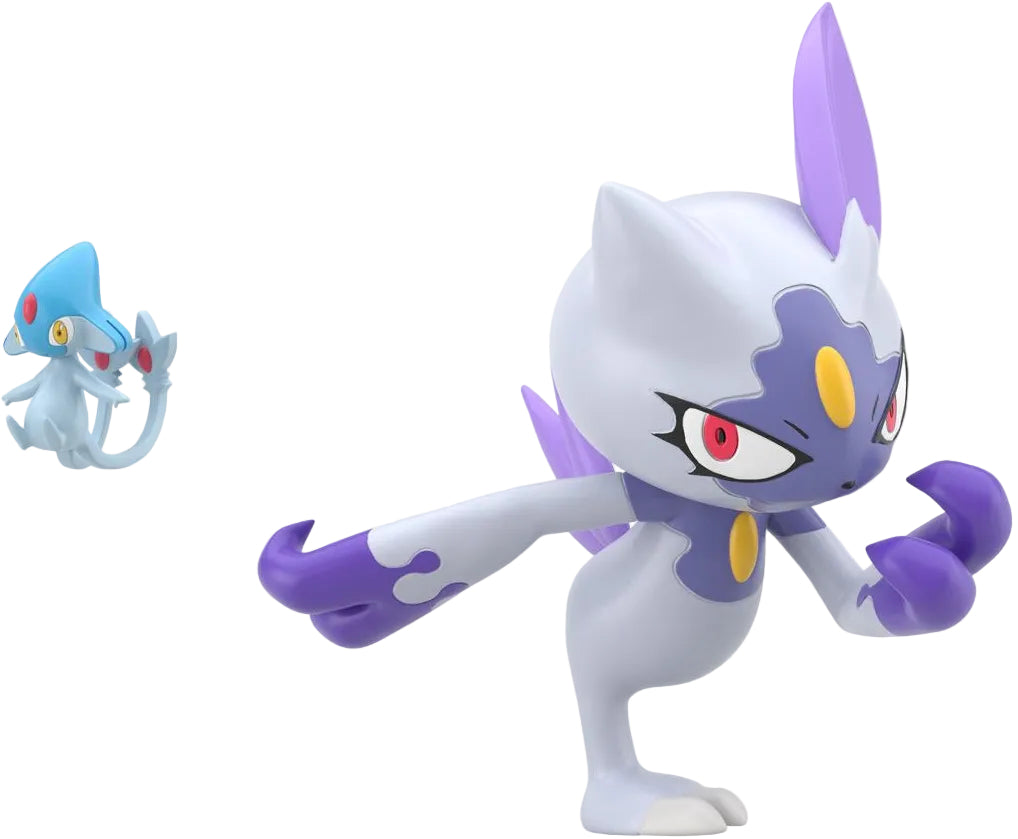 Pokemon Scale World - Hisui Region - Azelf & Hisuian Sneasel Figure