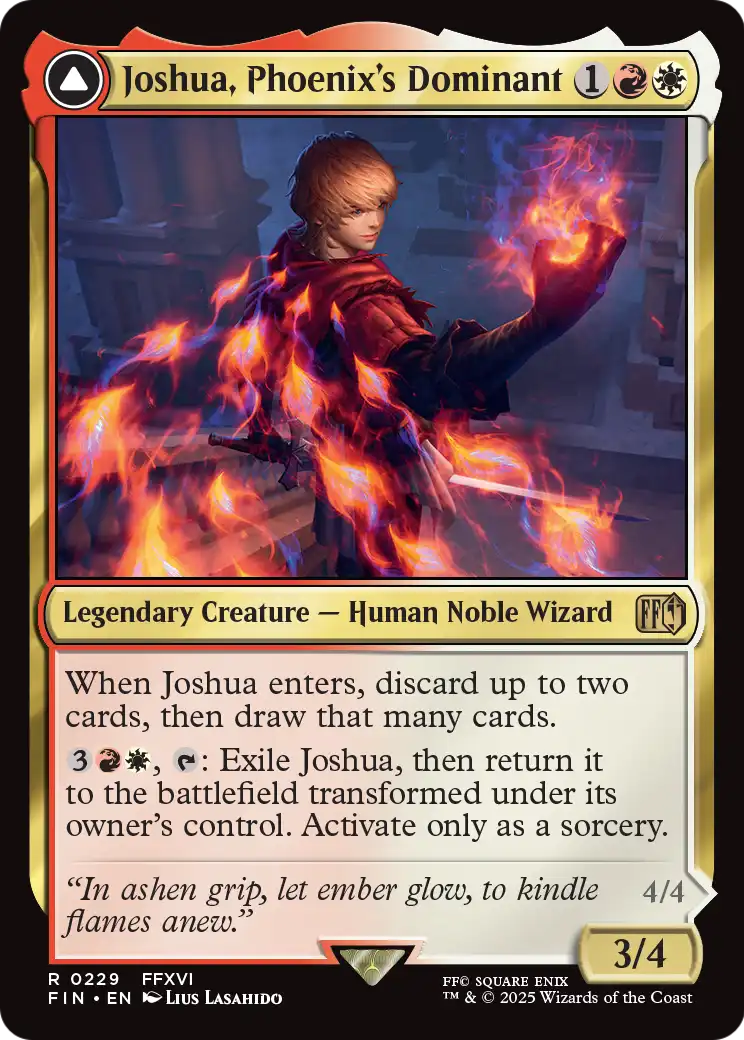 Joshua, Phoenix's Dominant (FIN-229) [FINAL FANTASY] Foil