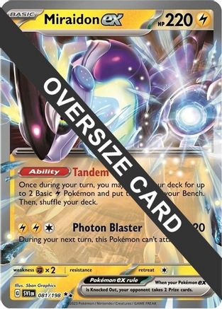 Miraidon ex - Jumbo Cards Holofoil