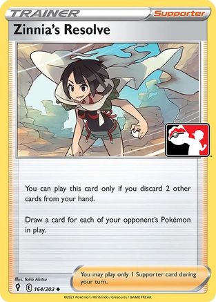 Zinnia's Resolve - Prize Pack Series Cards Holofoil