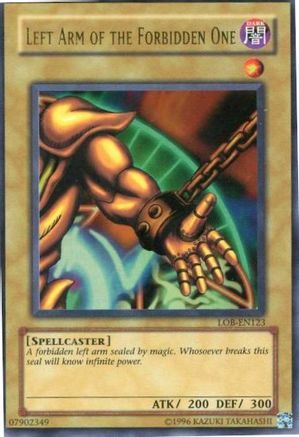 Left Arm of the Forbidden One (LOB-EN123) - Legend of Blue Eyes White Dragon (Worldwide English) Unlimited